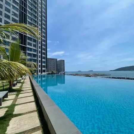 Oceanview Oasis Suite Jesselton Quay 海景优雅豪华公寓 Kota Kinabalu Exterior photo