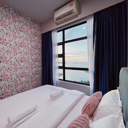 Oceanview Oasis Suite Jesselton Quay 海景优雅豪华公寓 Kota Kinabalu Exterior photo